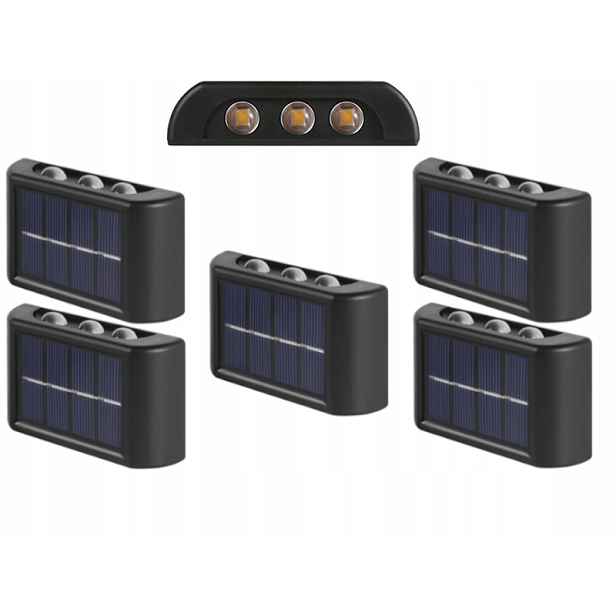 5 x Solární nástěnné Led svítidlo na Terasa Balkon