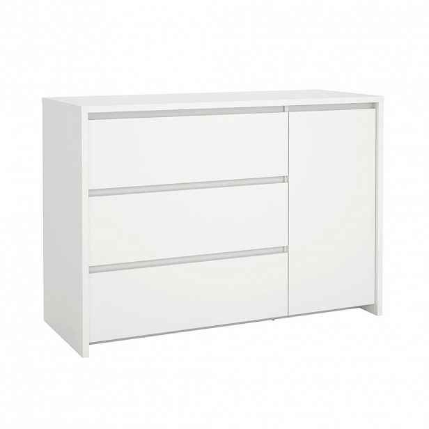 Boxxx KOMODA, bílá, 119/84/48 cm