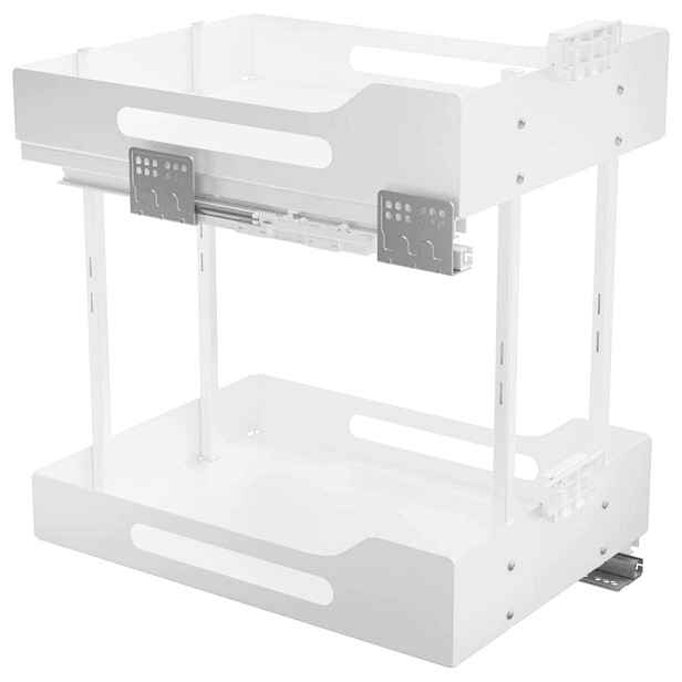 Koš Cargo 40 Pro Box Nomet Do Skříňky 40CM Plný Výsuv Samodotahovač Bílý