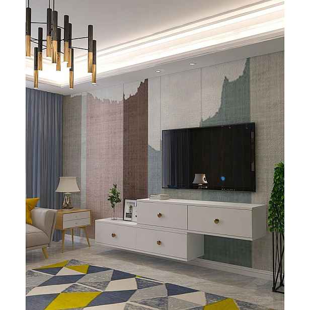 TV stolek Zuzu Double - White