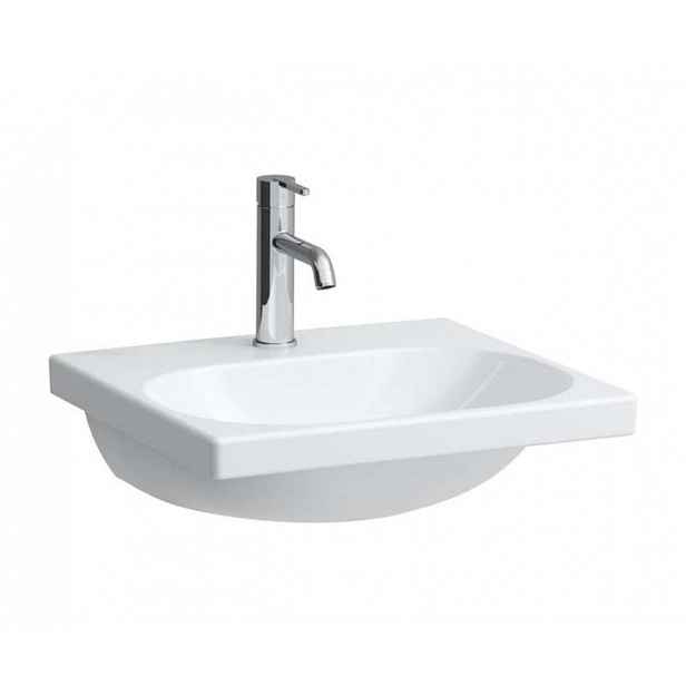Laufen Lua - Umyvadlo nábytkové 50x46 cm, bez přepadu, otvor pro baterii, bílá H8160810001561