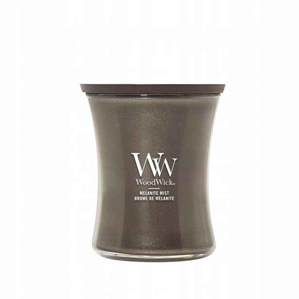 Melanite Mist – Woodwick – střední vonná svíčka s dřevěným knotem