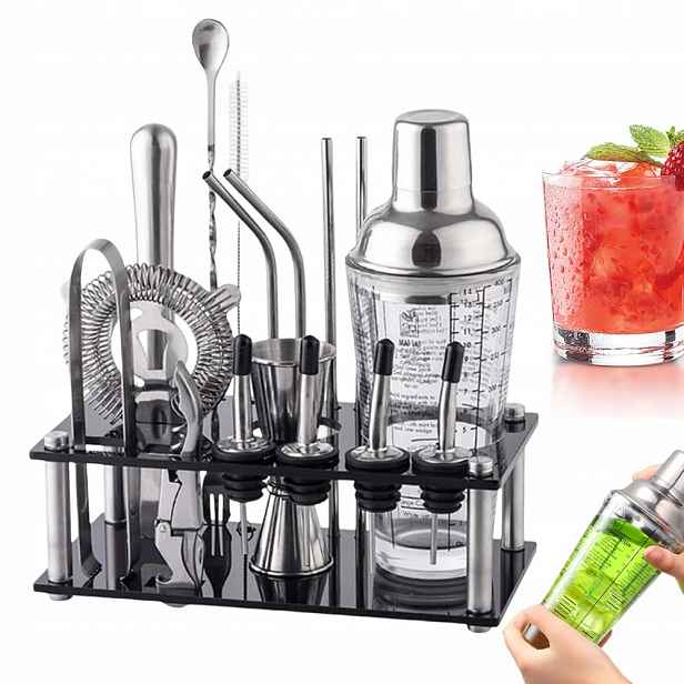 Barmanský set na koktejly Profesionální solidní nápad na Dárek