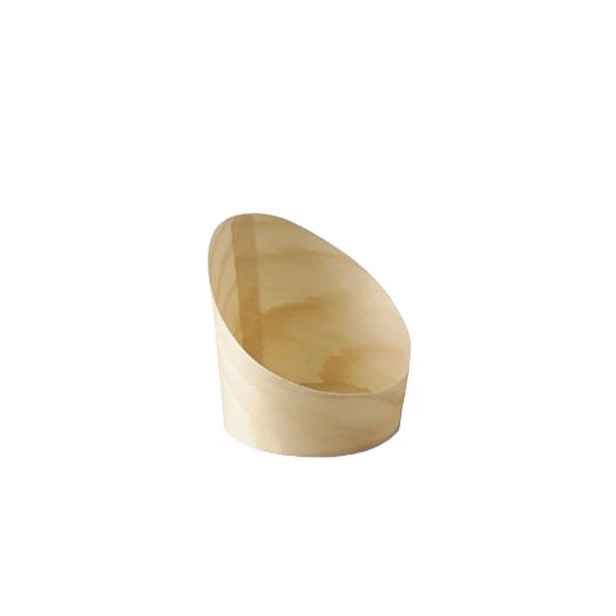 Hrnek fingerfood fi 65 mm dřevěný pohár 50 Ks