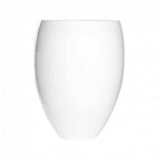 Květináč Bond, barva lesklá bílá, více velikostí - PotteryPots Velikost: L - v. 85 cm, ⌀ 68 cm