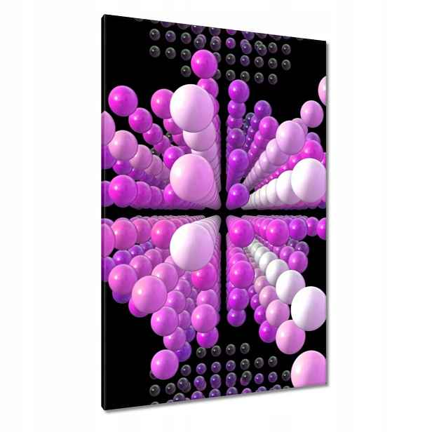 Obrazy 80x120 Fialový Matrix