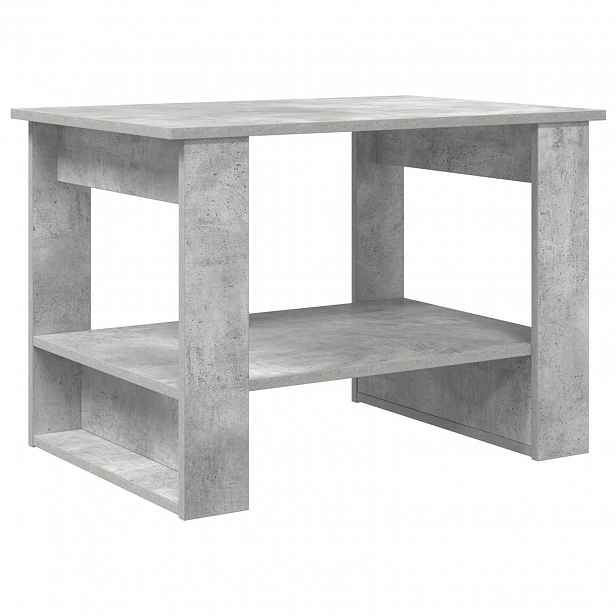 vidaXL Konferenční stolek Betonově šedá 72 x 50 x 50 cm
