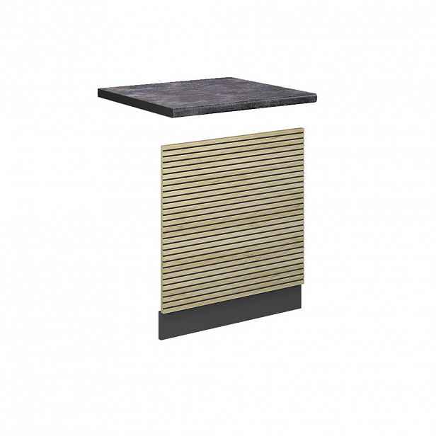 Vicco PŘEDNÍ PANEL Fame-Line Dubový panel 60 cm , PD Antracit