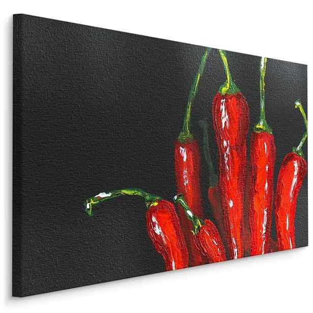 Moderní obraz na plátně do kuchyně Chilli Papričky Varianta: 40x30