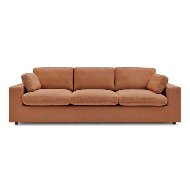 Oranžová pohovka 250 cm Belair – Bobochic Paris