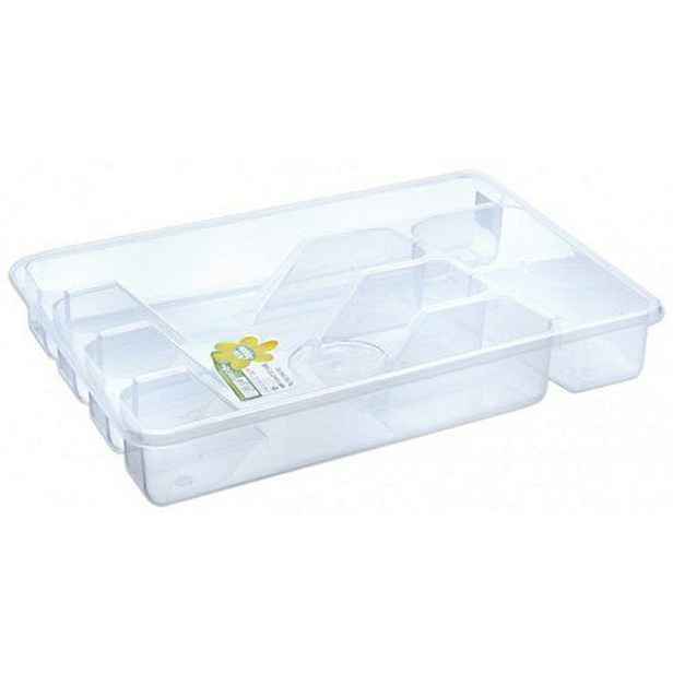 příborník 38,5x31x5cm, 5přihrádek, transp.plast