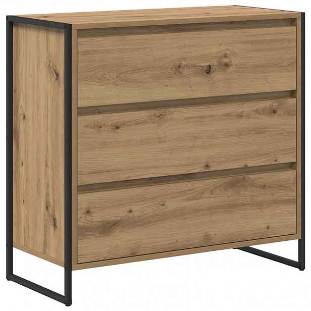 vidaXL Servírovací skříň Dub artisan 79 x 36 x 75.5 cm