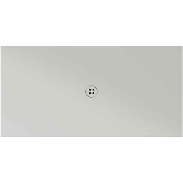 GSI Keramická sprchová vanička, obdélník 180x90x2cm, cenere mat