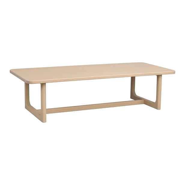 Konferenční stolek s deskou v dubovém dekoru ve světle přírodní barvě 70x160 cm Driscoll – Rowico
