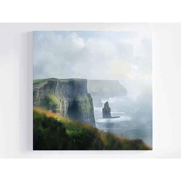 Obraz Na Plátně Canvas Krajina Irsko Útesy Mohéru Pobřeží Oceán 50x50