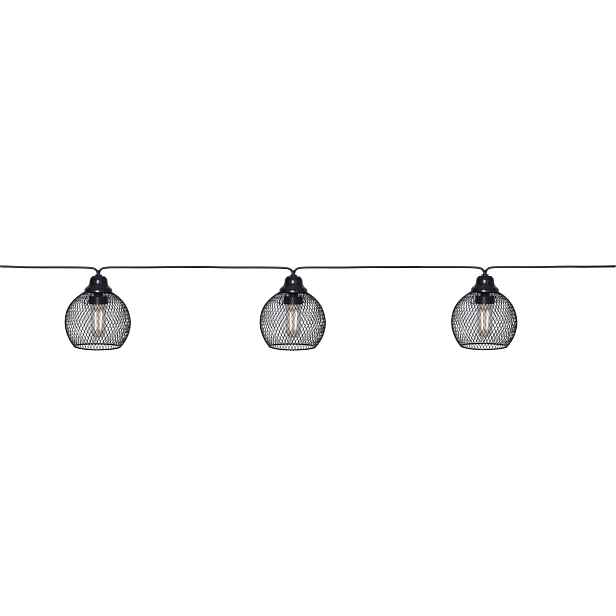 Solární světelný LED řetěz délka 7 m Star Trading Sunlight - černý