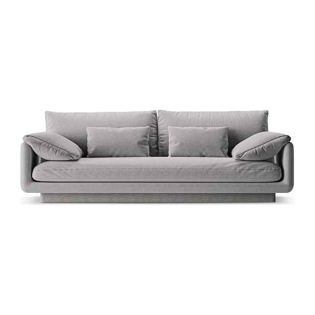Světle šedá pohovka 220 cm Torino – Micadoni Home