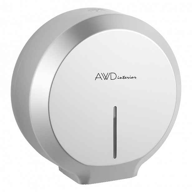 Zásobník na toaletní papír, stříbrný, max. Ø 25cm, AWD INTERIOR 2127
