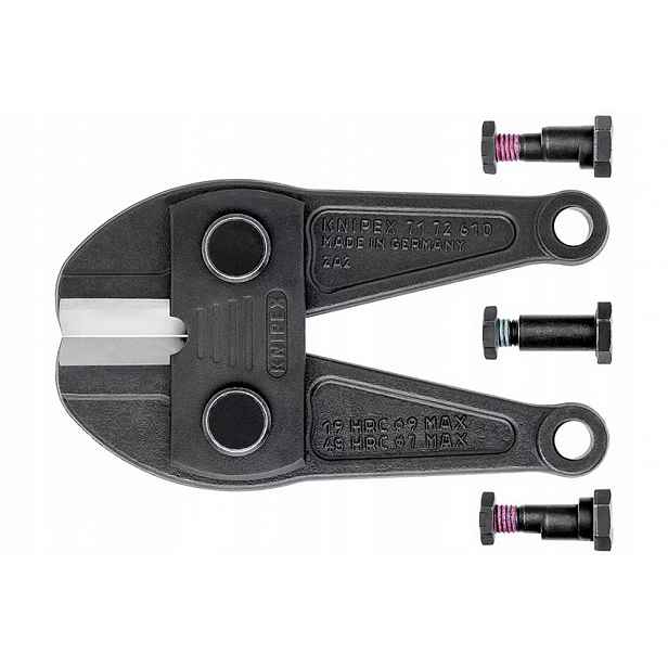 Náhradní hlava pro nůžky na tyče Knipex 71 72 610 šroubů, sada Pro Najder