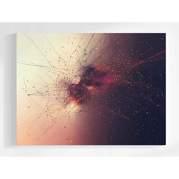 Plakát Kosmos Galaxie Souhvězdí Neuronová Síť 100x75