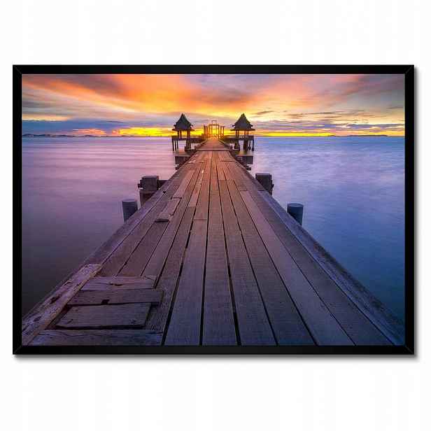 Plakáty v rámu 70x50 Most při západu slunce