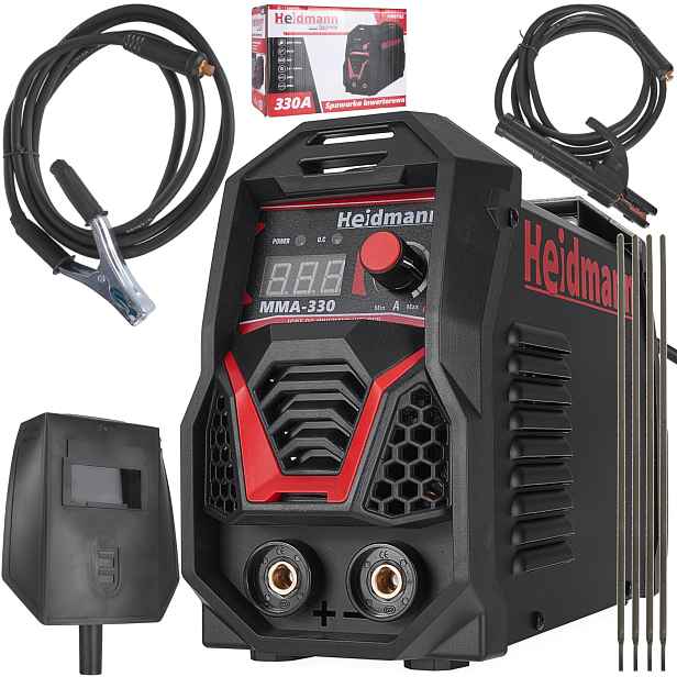 Invertorová Svářečka 330A LCD Mma 230V Anti Stick Hot Start Arc Force