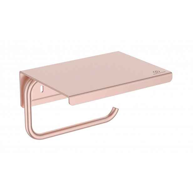 Ideal Standard ALU+ - Držák toaletního papíru s poličkou, Rose BD592RO