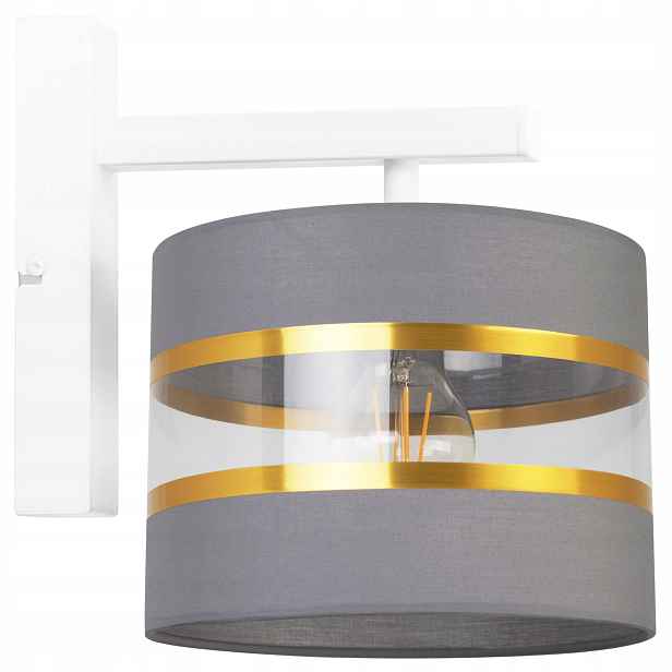 Nástěnná Lampa Nástěnné Svítidlo Elegantní Zlatá 20 CM