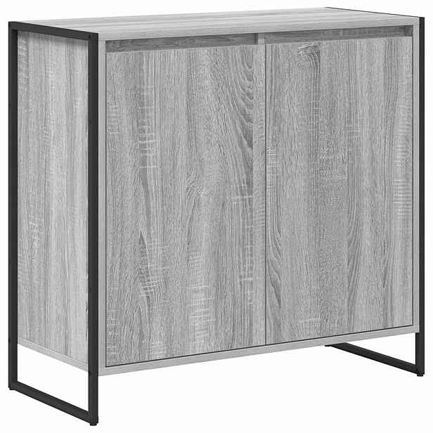 vidaXL Boční skříňka Šedý Sonoma 79 x 36 x 75 cm Kompozitní dřevo