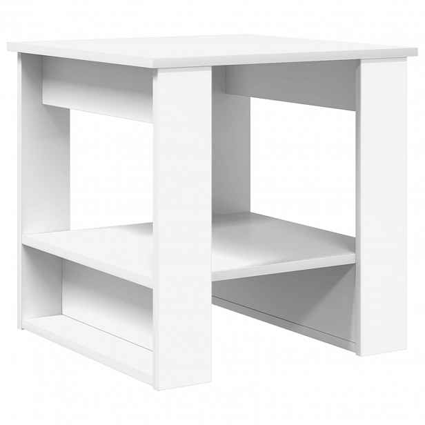 vidaXL Konferenční stolek Bílá 51 x 50 x 50 cm Kompozitní dřevo