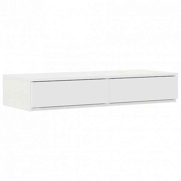 vidaXL Zásuvky pod postel Bílá 75 x 36,5 x 16,5 cm Kompozitní dřevo