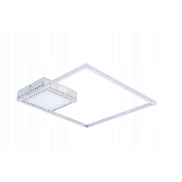 Stropní Svítidlo 40 cm Led 30W chrom čtvercový Sirius 5285 Rabalux
