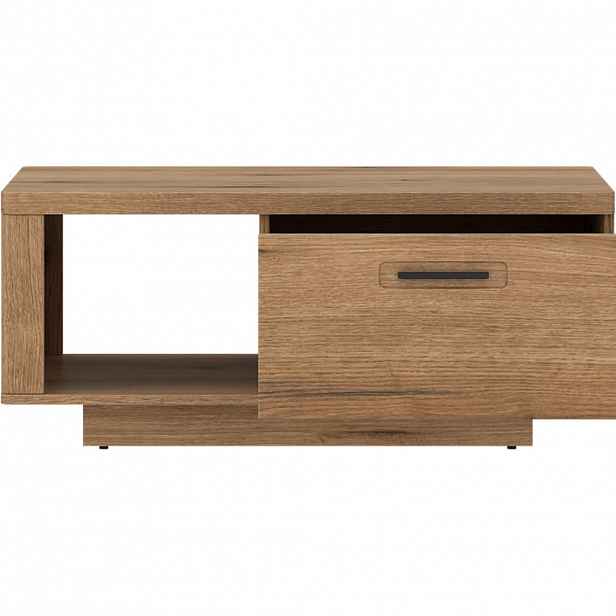 Hom`in KONFERENČNÍ STOLEK, barvy dubu, kompozitní dřevo, 100/43/62 cm