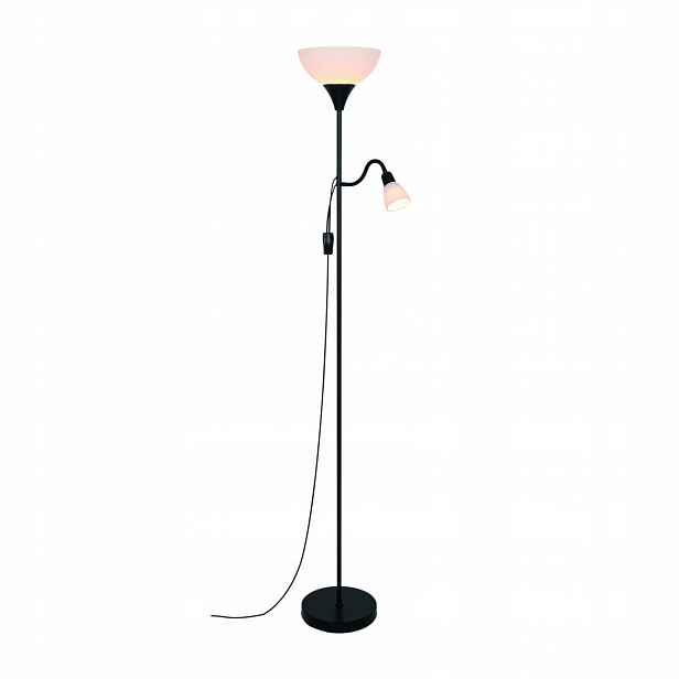 Moderní podlahová lampa Lauria Černá 2xE14 Vyměnitelný zdroj Nordlux