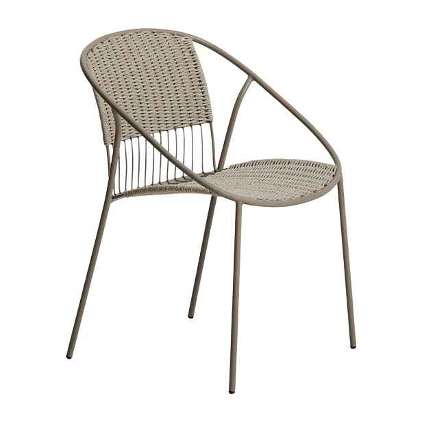 Taupe zahradní židle Atrani – Kave Home