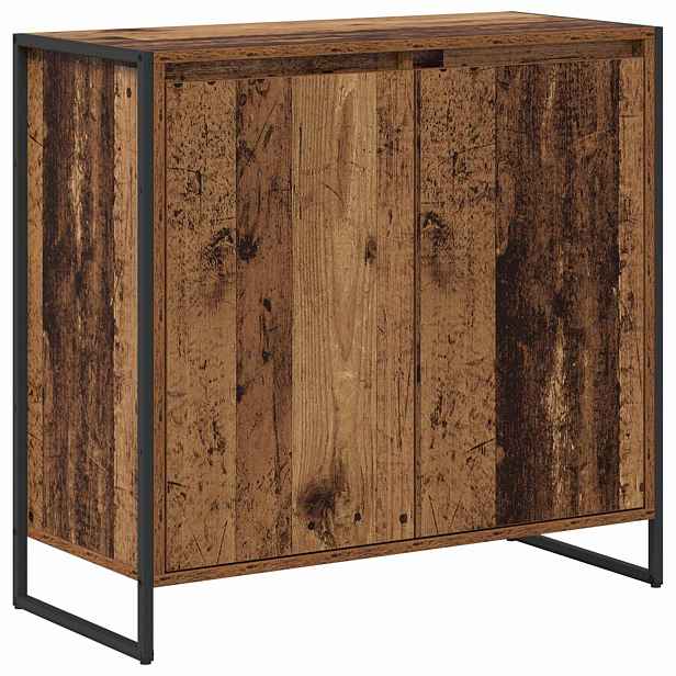 vidaXL Boční skříňka Staré dřevo 79 x 36 x 75 cm Kompozitní dřevo