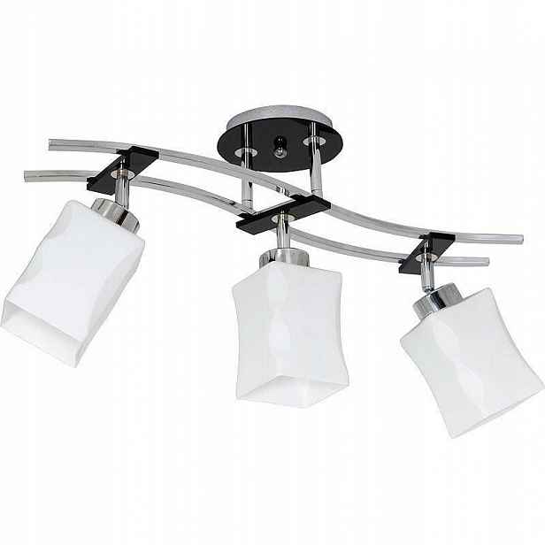 Závěsná trojitá lampa 3xE27, bílý lustr