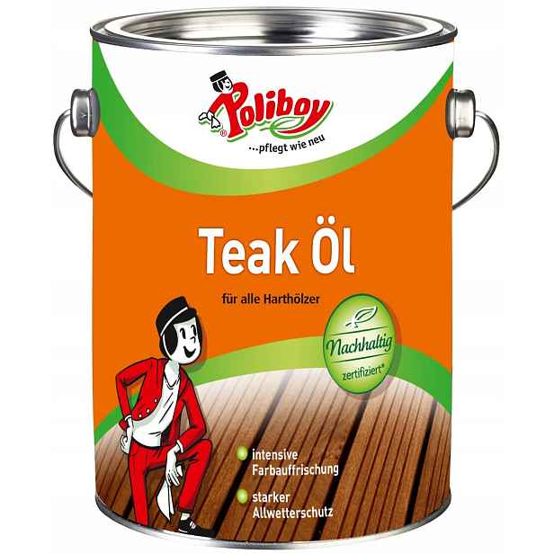 Poliboy Olej Na Tmavé Teakové Dřevo 2,5 l