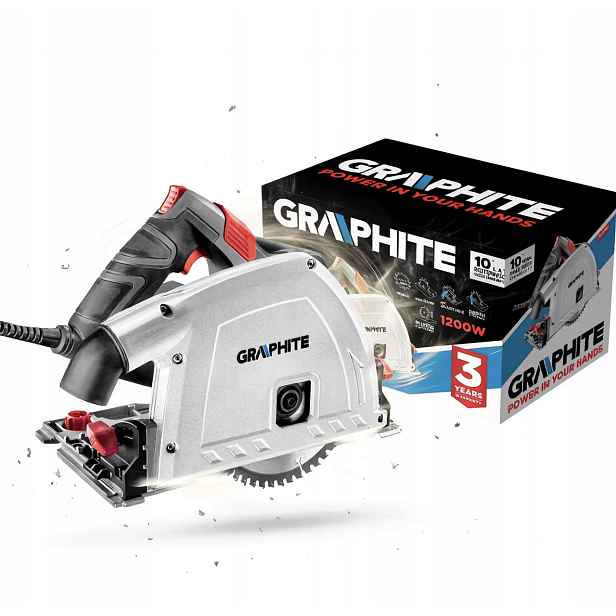 Zahloubení 1200W kotouč 165MM Graphite 58G495