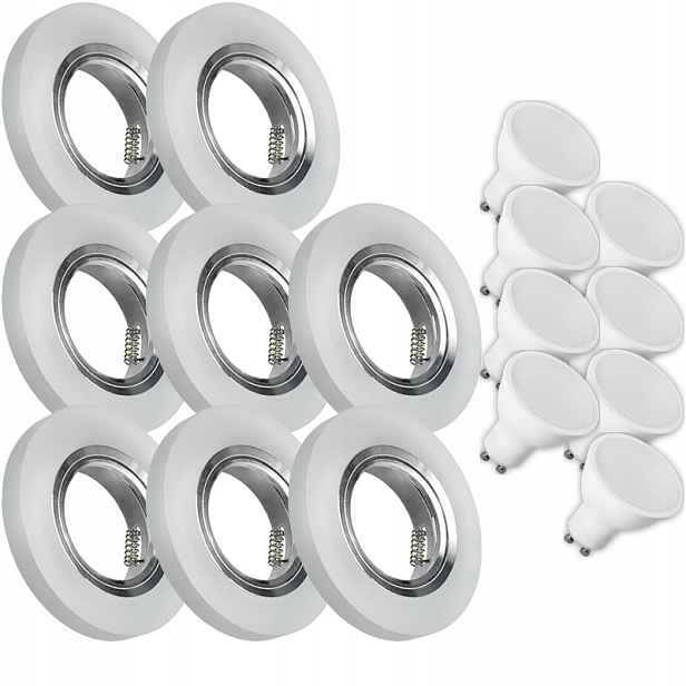 8X Skleněná Lampička Moderní Kulaté Svítidlo Silné Sklo Led Žárovka 1.5W