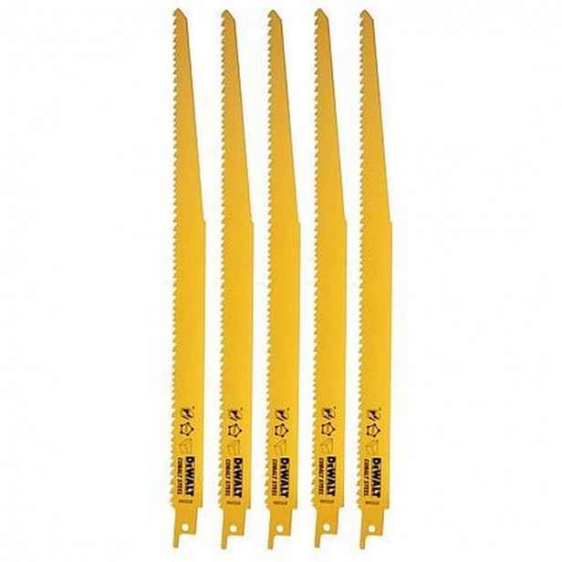 DeWALT - Sada pilových plátků, délka 20 cm, 5 ks DT2402