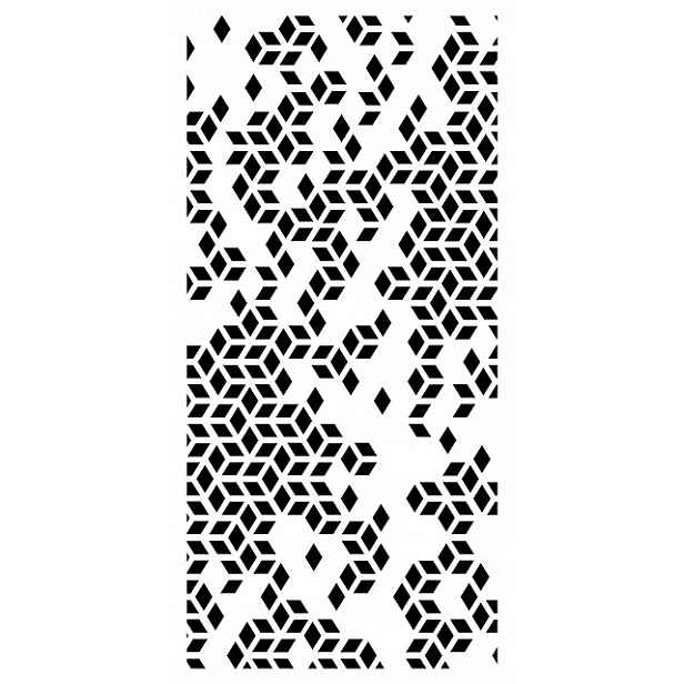 Šablona Pro Ozdobné Omítky LuxBud Panel 1 92x44 cm Moderní