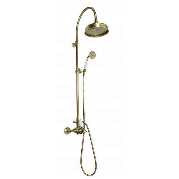 Sapho Reitano Rubinetteria Antea - Sprchový set s termostatem, 20 cm, bronz SET046