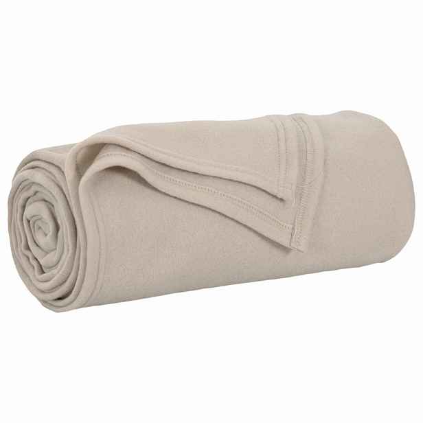 vidaXL Dekorační deky 24 ks Béžová 200 x 150 cm 10.41 kg Fleece