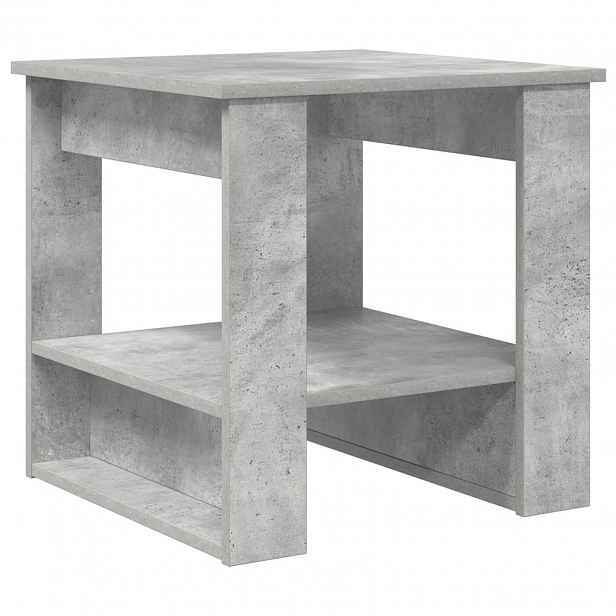 vidaXL Konferenční stolek Betonově šedá 51 x 50 x 50 cm