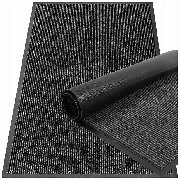 Vstupní Stěrač Na Boty Absorpční Podložka Pod Dveře Velká 80x120 cm Šedá
