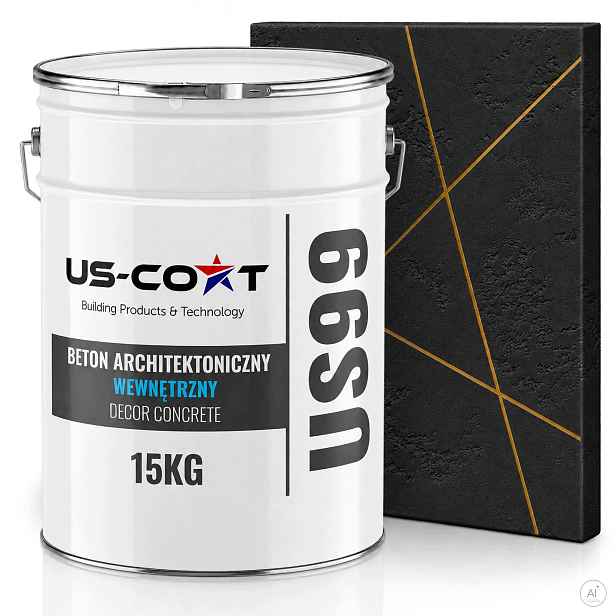 Dekorativní Vnitřní Omítka Beton 15 Kg Černá RAL9005 Hotová Hmota Na Zeď