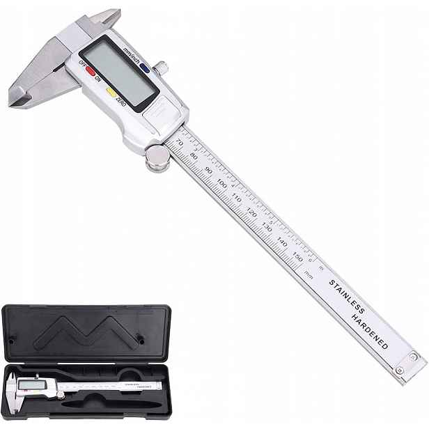 Profesionální Elektronická/digitální Posuvná Měřítka L-150 mm/6'' Kovová