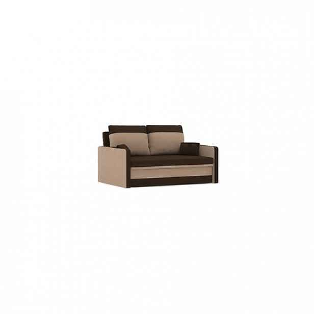 Rozkládací pohovka MILTON Hnědá/cappuccino