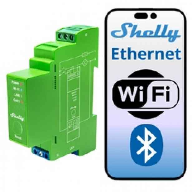 Shelly Pro Dimmer WiFi Led stmívač 1PM Din Měření energie